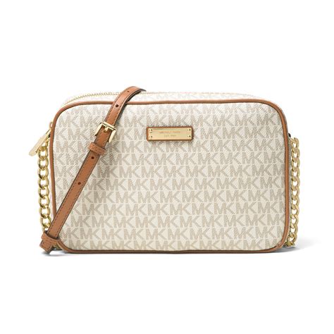 michael kors jet set crossbody navy|Michael Kors vanilla jet set.